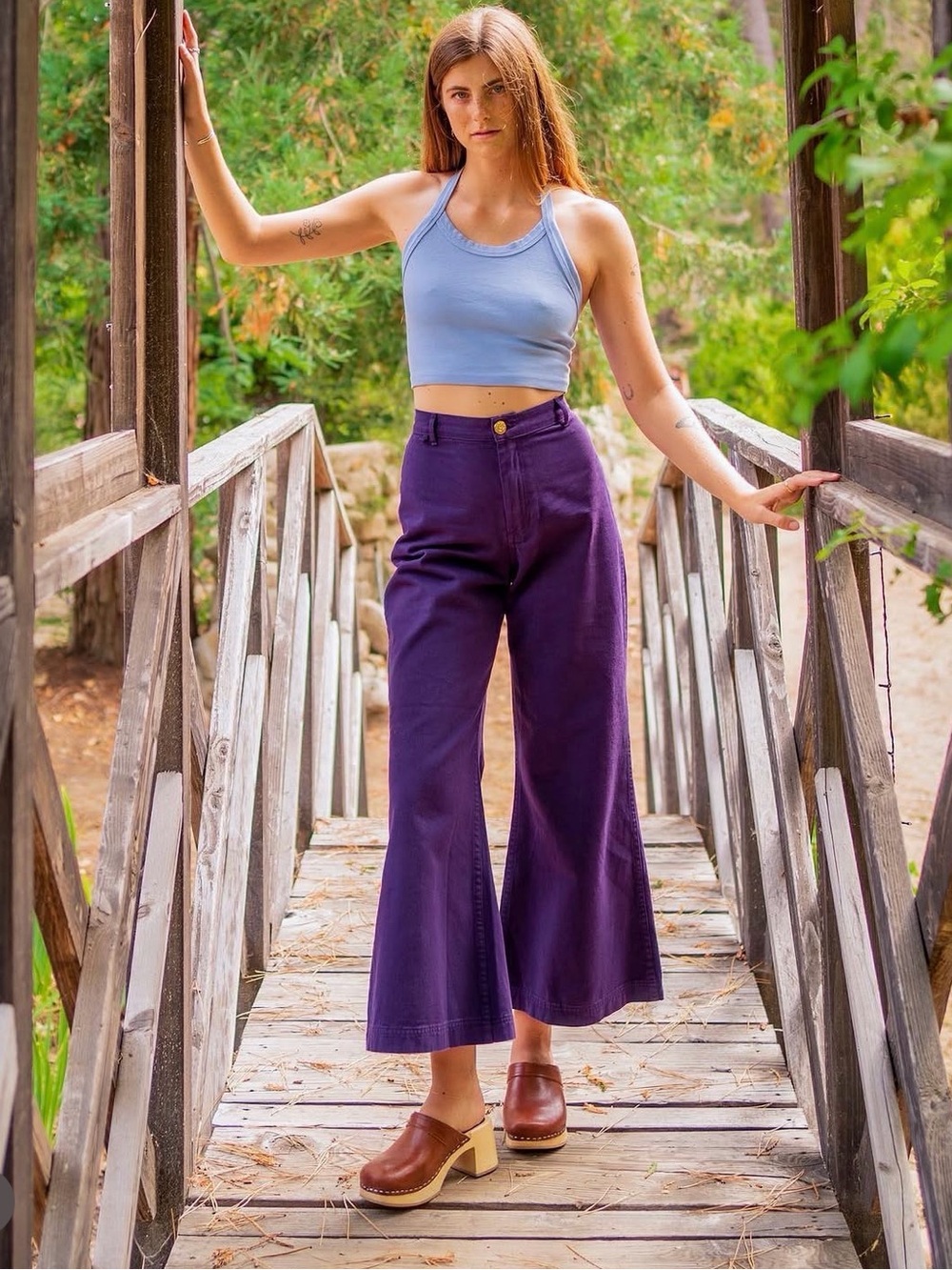Big Bud Press bell bottoms in Nebula